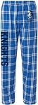 Royal Flannel Navy Print
